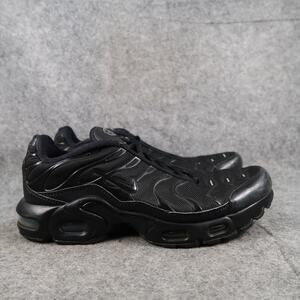 Nike Shoes Big Kids 7Y Air Max Plus Sneakers Athletic Trainer Black Breathable